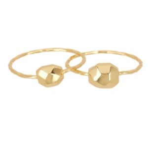 Gorjana Geo Ring Set // NWT // Size 7 ✨